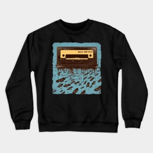 The death of the cassette tape Crewneck Sweatshirt